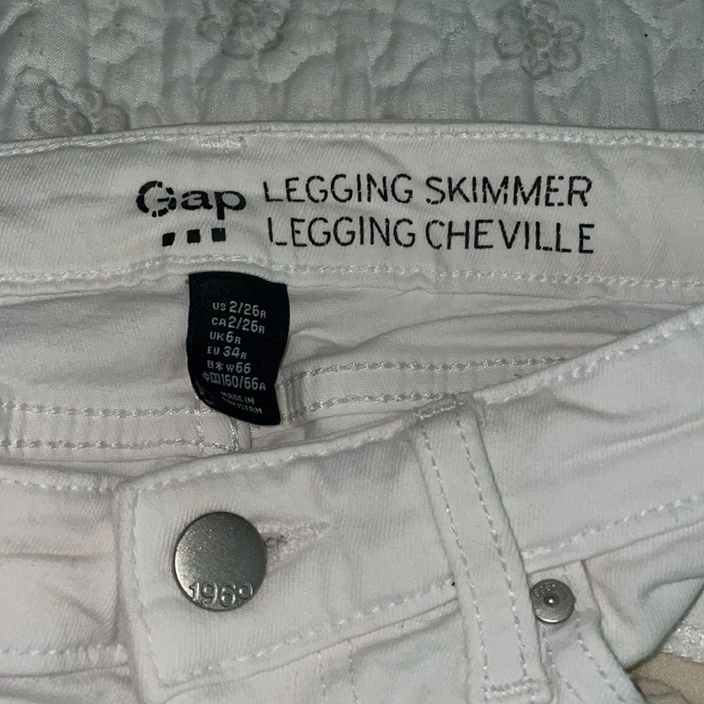 Gap Skimmer legging jeans size 2/26 - Picture 3 of 4